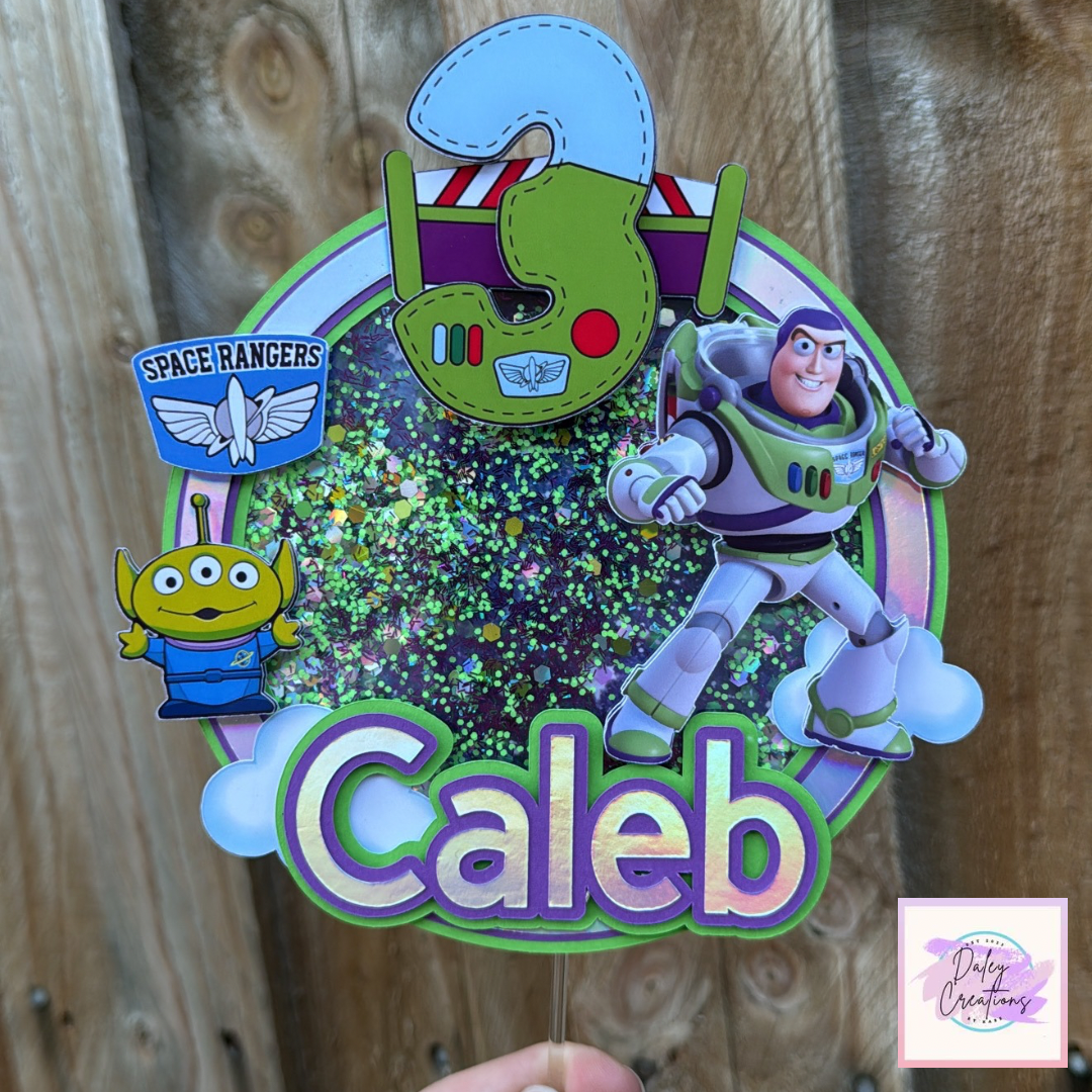 Buzz Shaker Cake Topper
