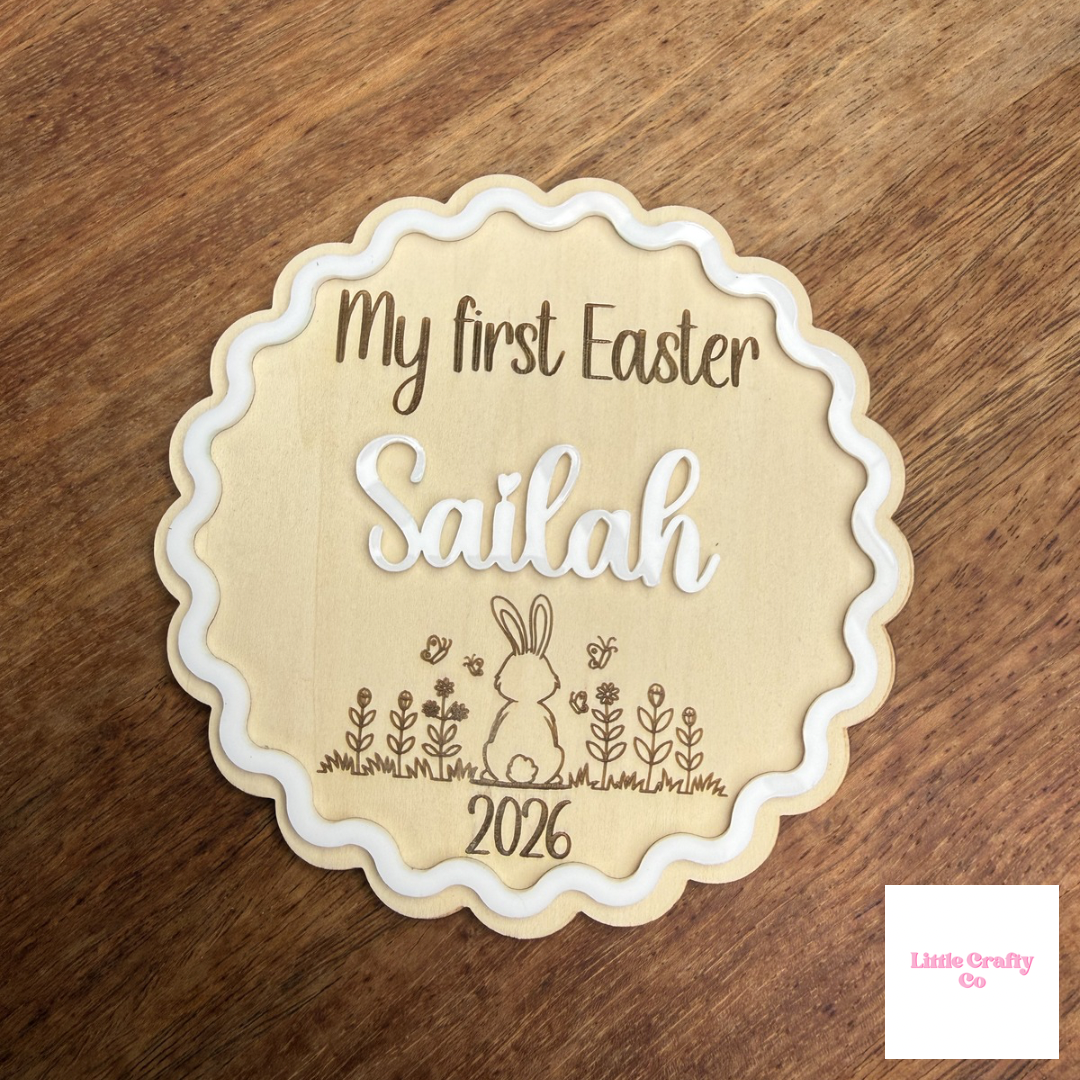 Personalised My First Easter Plaque