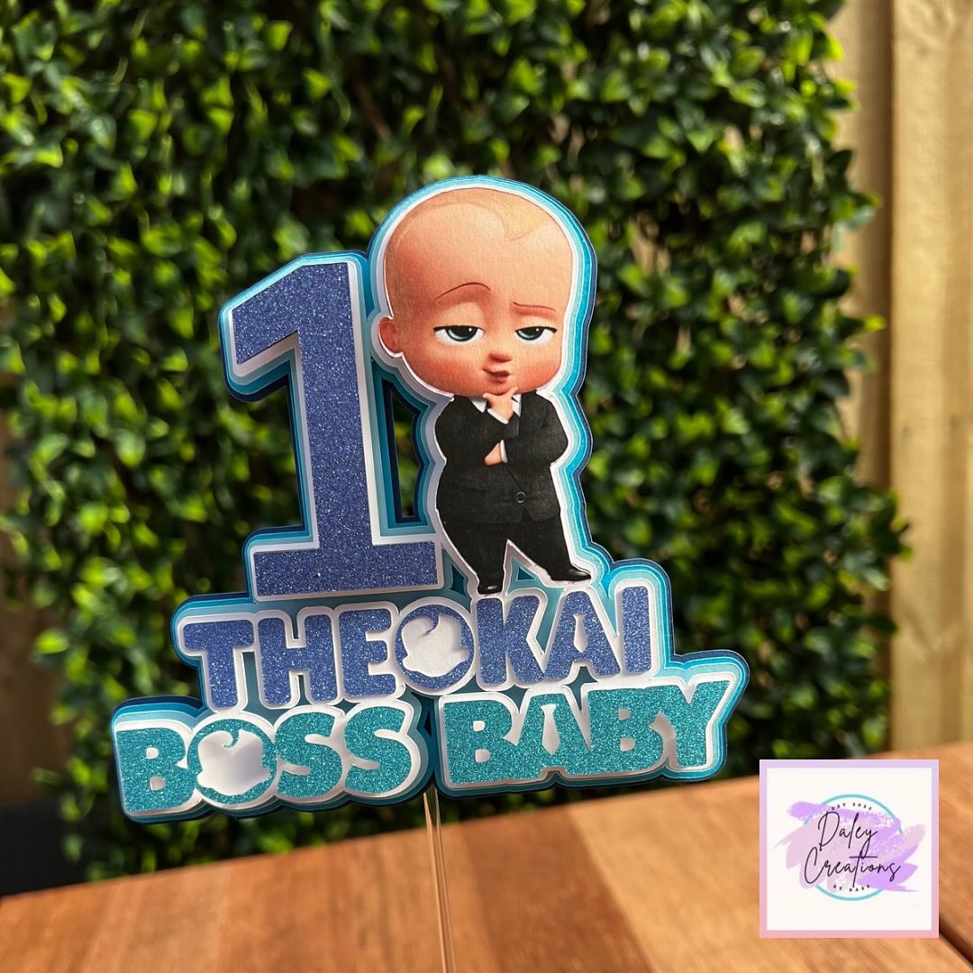 Little Boss | 3D Cake Topper |
