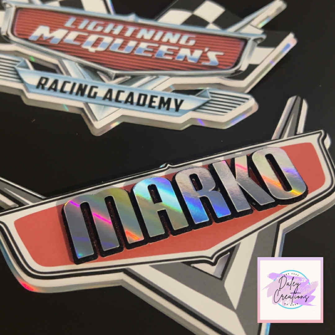 Metallic Racing | 3D Cars | Cake Topper Set |