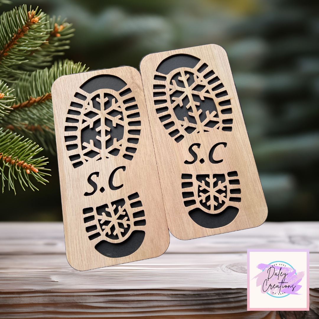 Santa Boots | Stencil set | Foot Print |