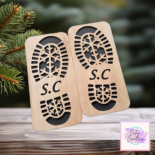 Santa Boots | Stencil set | Foot Print |