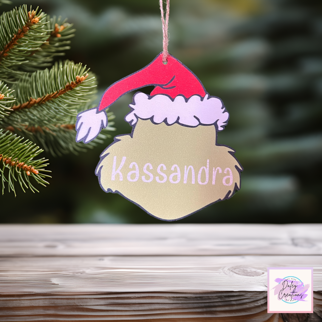 Grinch ornament | Grinchy | Christmas |