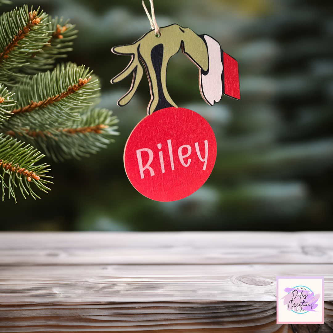 Grinch ornament | Grinchy | Christmas |