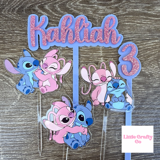 Stitch & Angel acrylic set