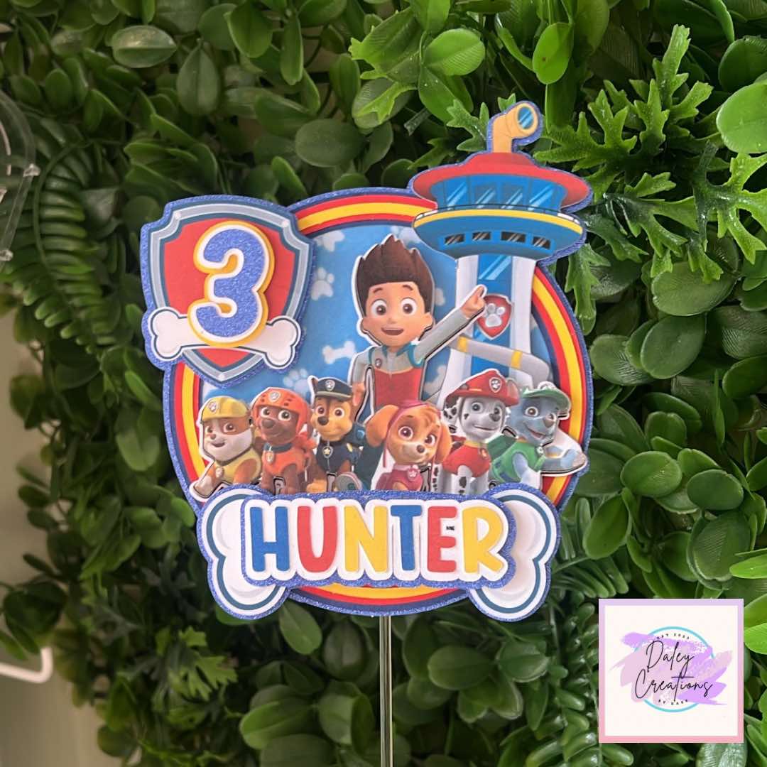 Puppy Team | Puppies | Patrol Dogs | 3D Cake Topper |