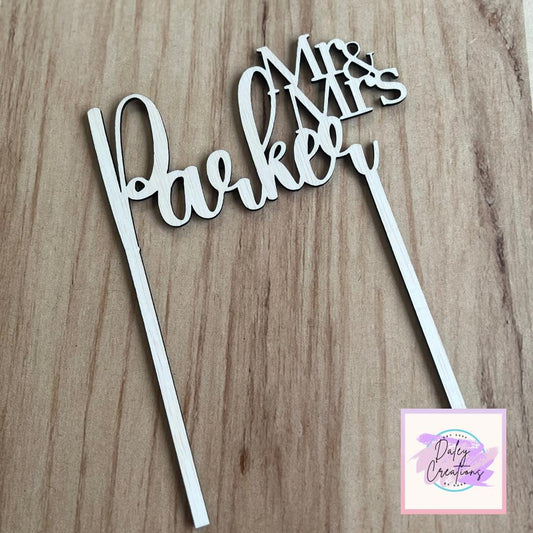 Custom | Basic Wood | Wooden | Cake Topper