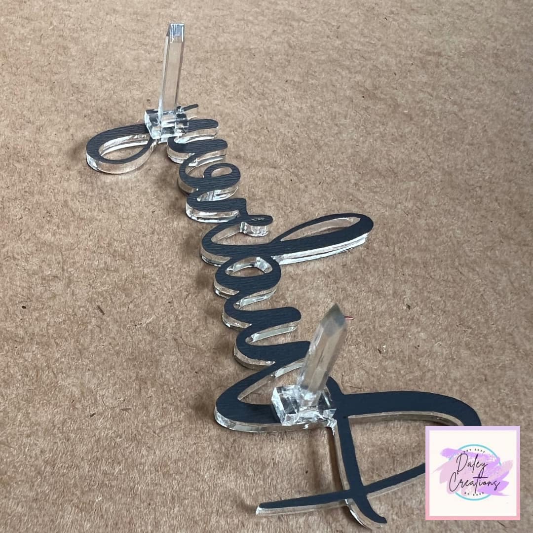 Cake Charm Backer | Acrylic Cake Backer |