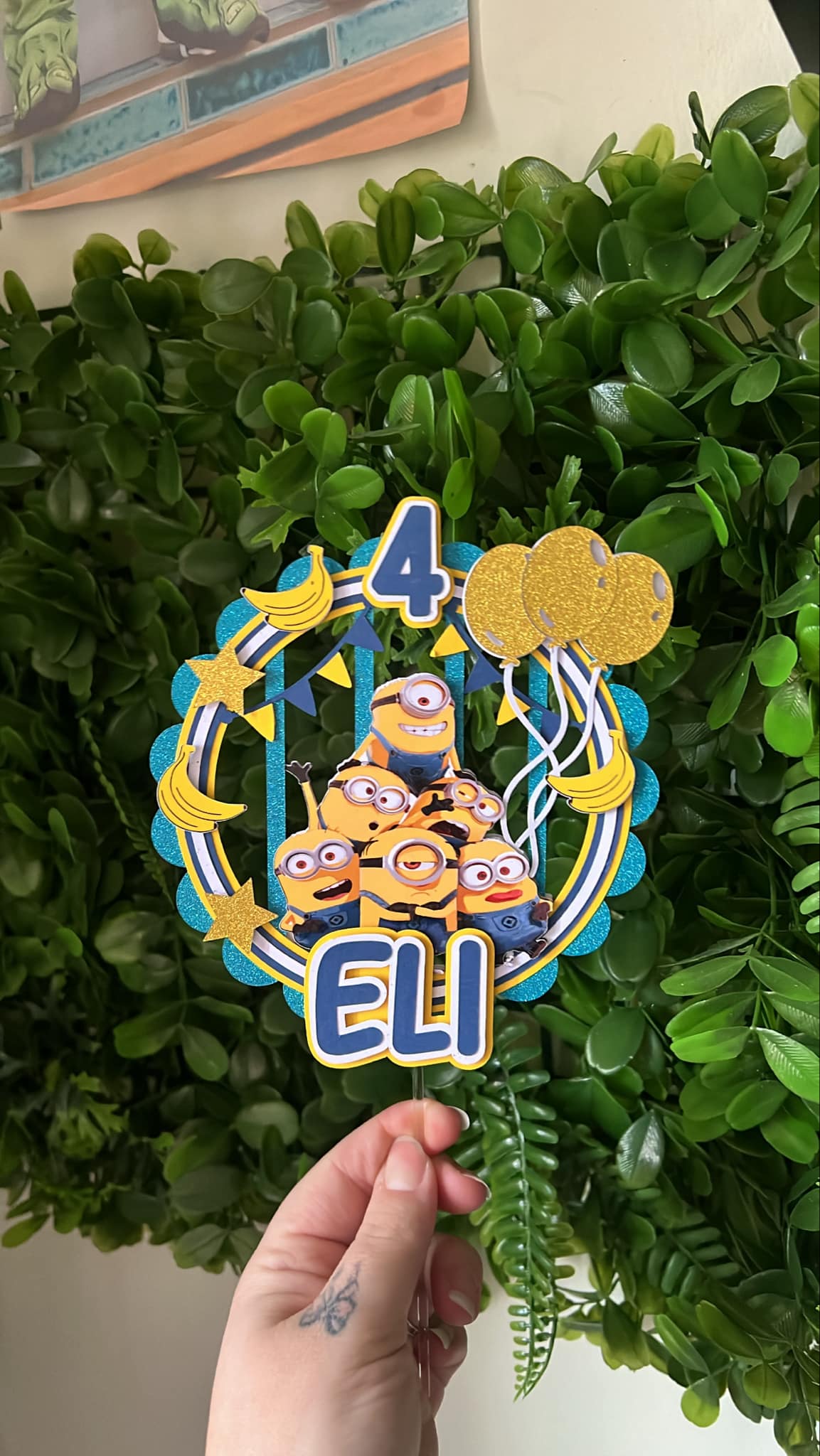 Yellow Guys | Happy Guys | Banana | 3D Cake Topper |