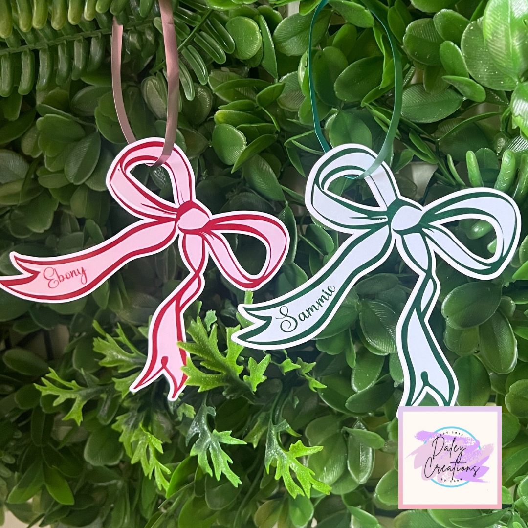 Personalised gift tag
