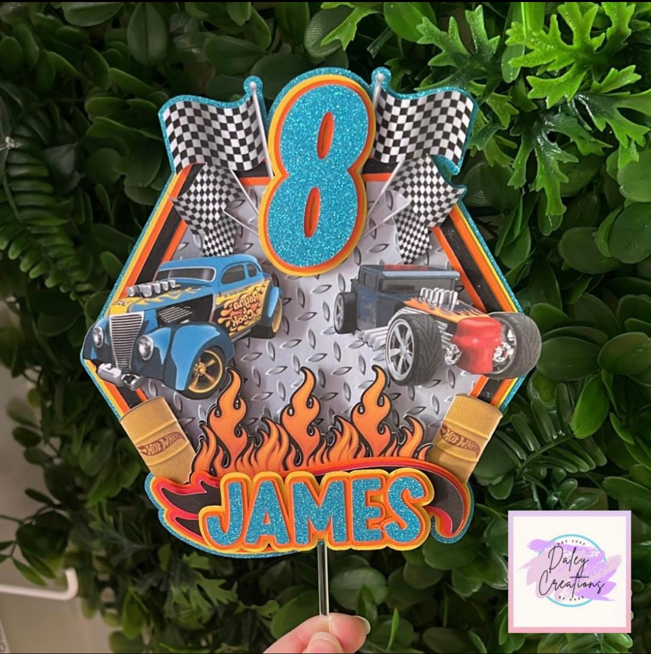 Fast Cars | Race Cars | Hot Cars | 3D Cake Topper |