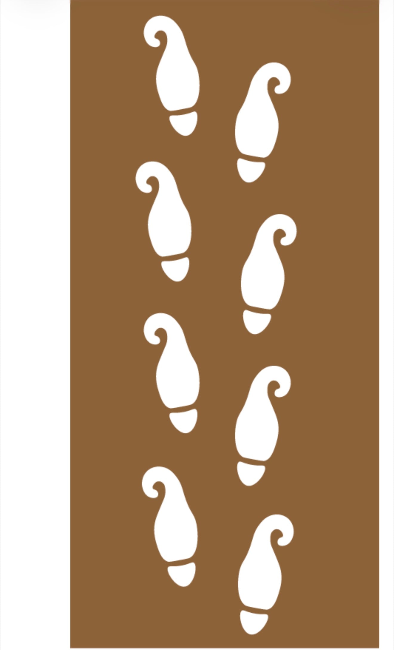 Santa Boots | Stencil set | Foot Print |
