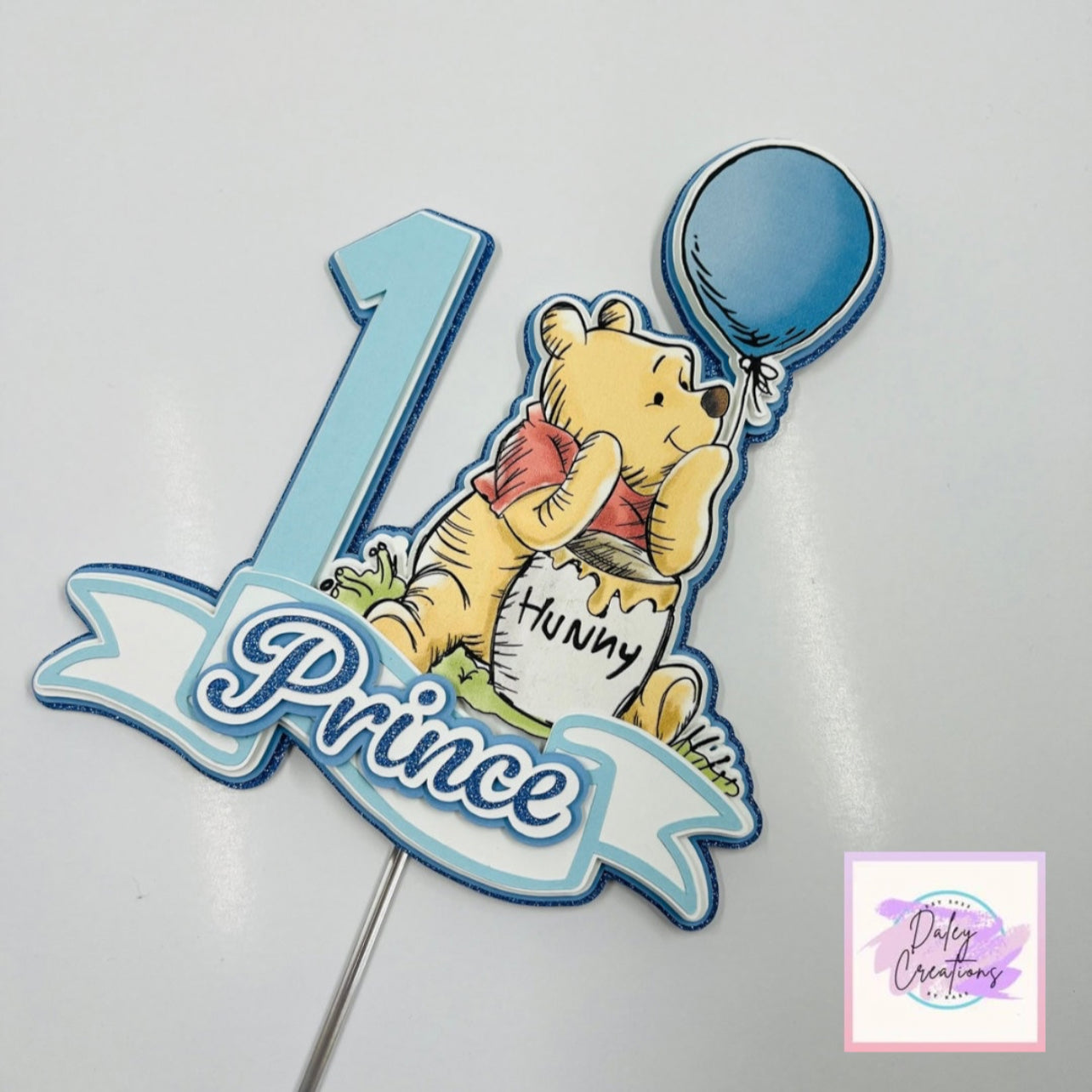 Honey Bear | First Birthday | Yellow Bear | 3D Cake Topper |