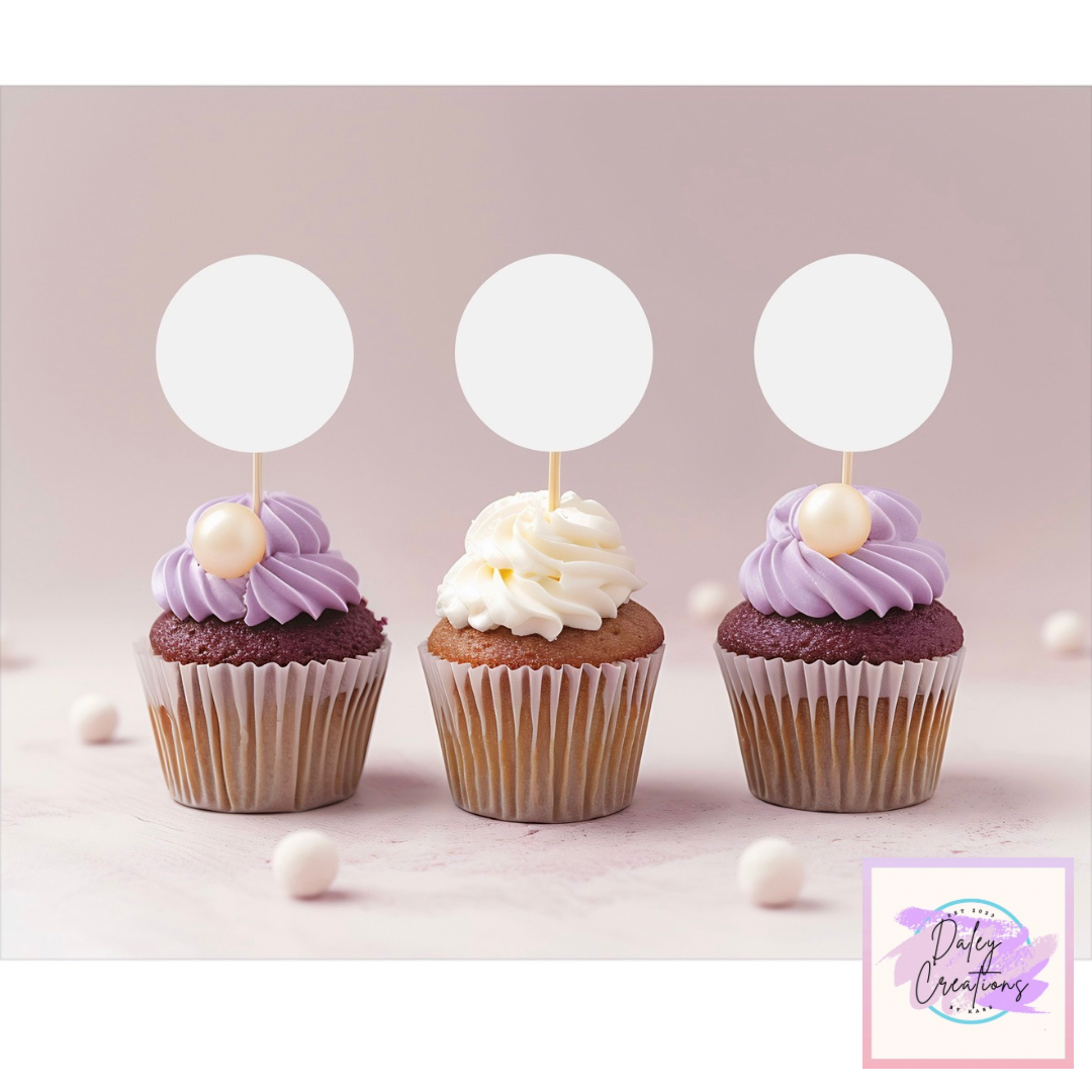 Custom Cupcake Toppers