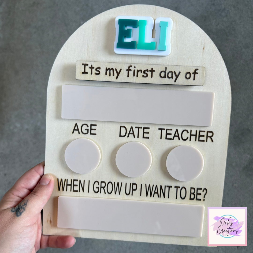 Arch First Day / Last Day School Board