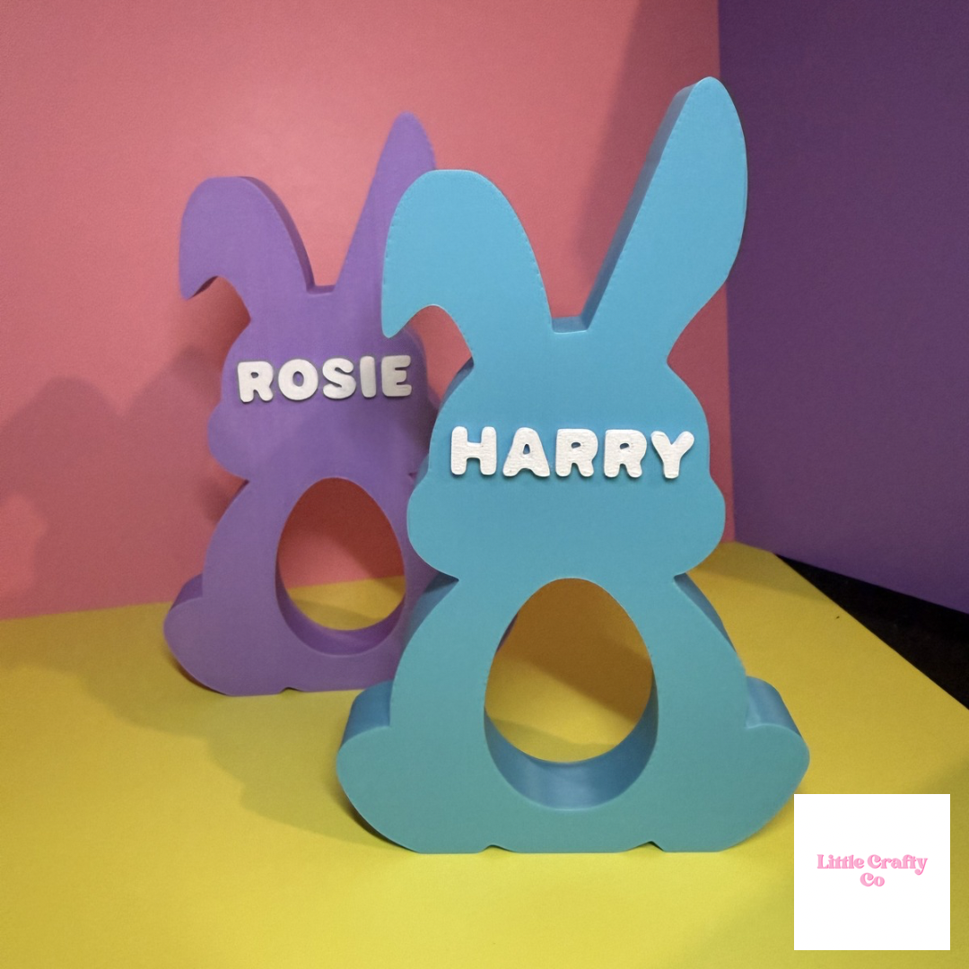 Personalised Easter Bunny Kinder Holder