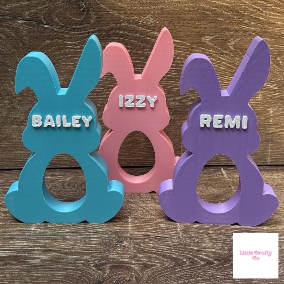 Personalised Easter Bunny Kinder Holder