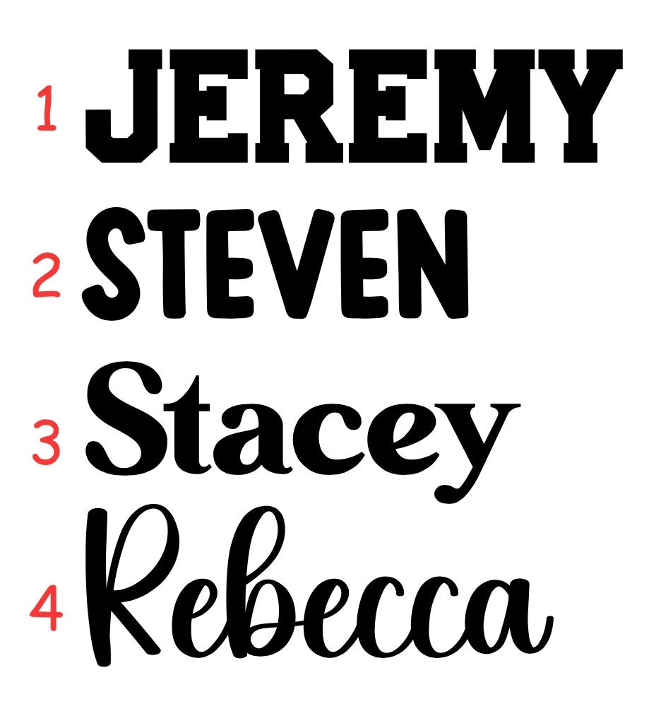 Custom Name Sign – Double Layer Acrylic
