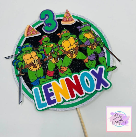 Turtles | Pizza Turtles | Ninja | 3D Cake Topper |