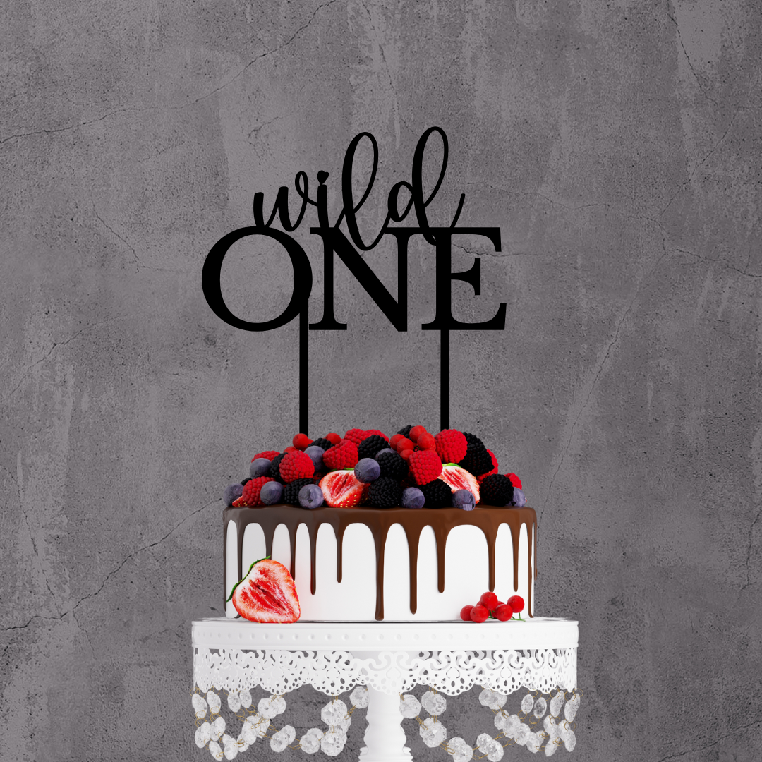 Acrylic | wooden | Thirty | ONE | Sixty |Cake Topper |