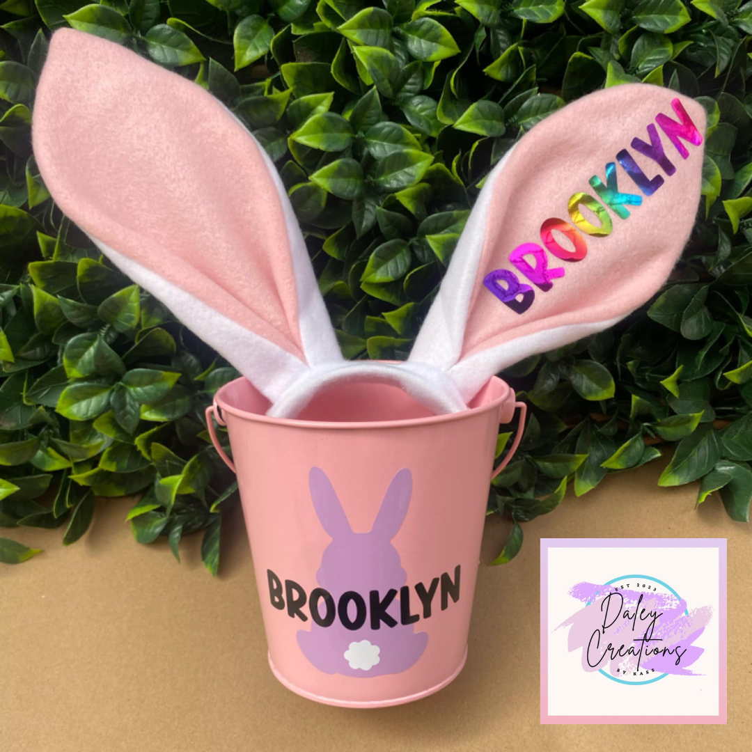 Pastel Bucket | Bunny Bucket | Easter |