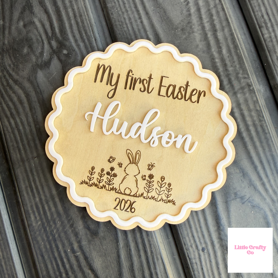 Personalised My First Easter Plaque