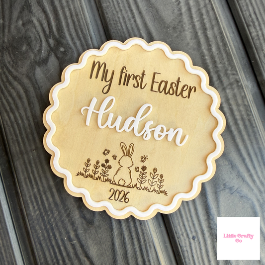 Personalised My First Easter Plaque