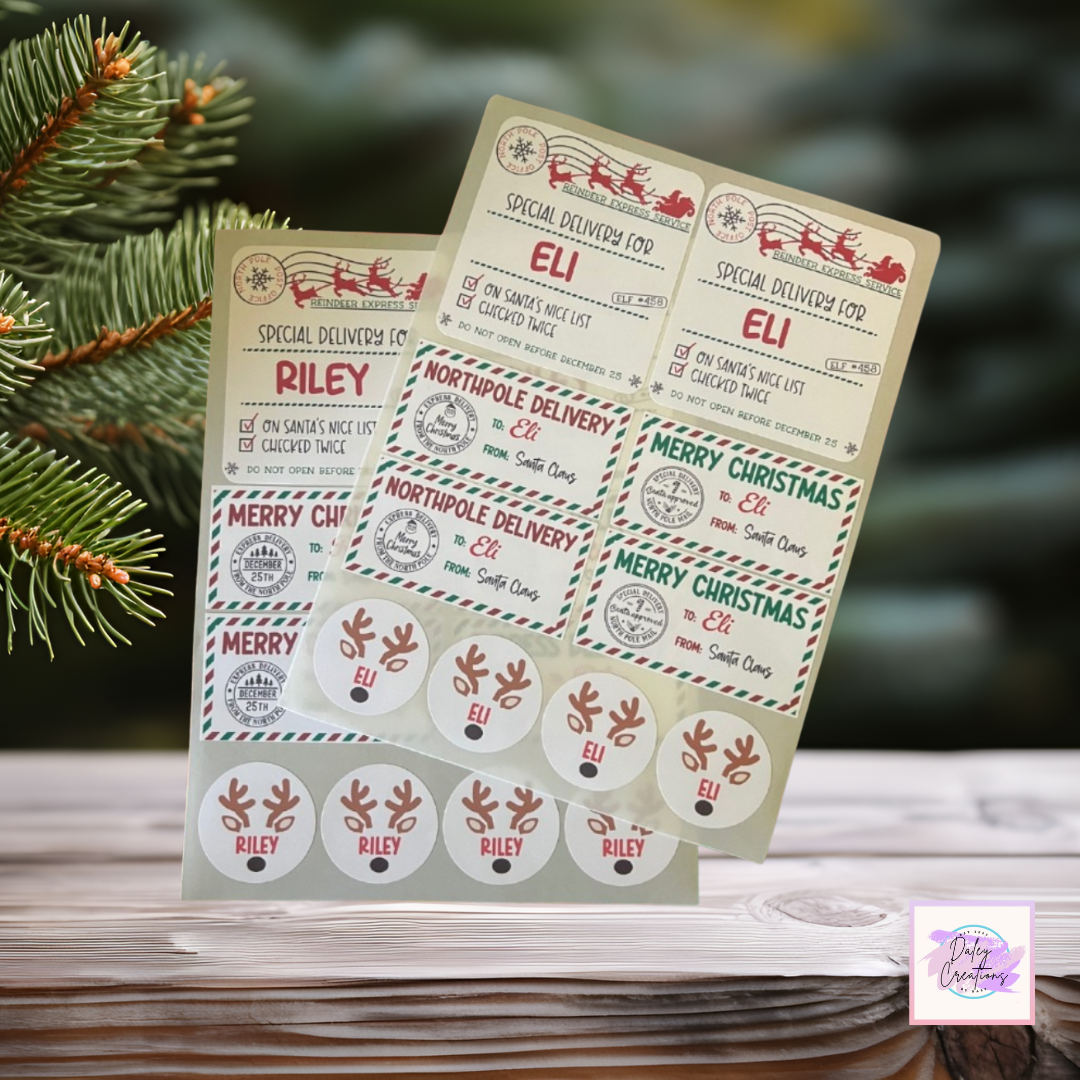 Gift Stickers | Labels | Christmas |
