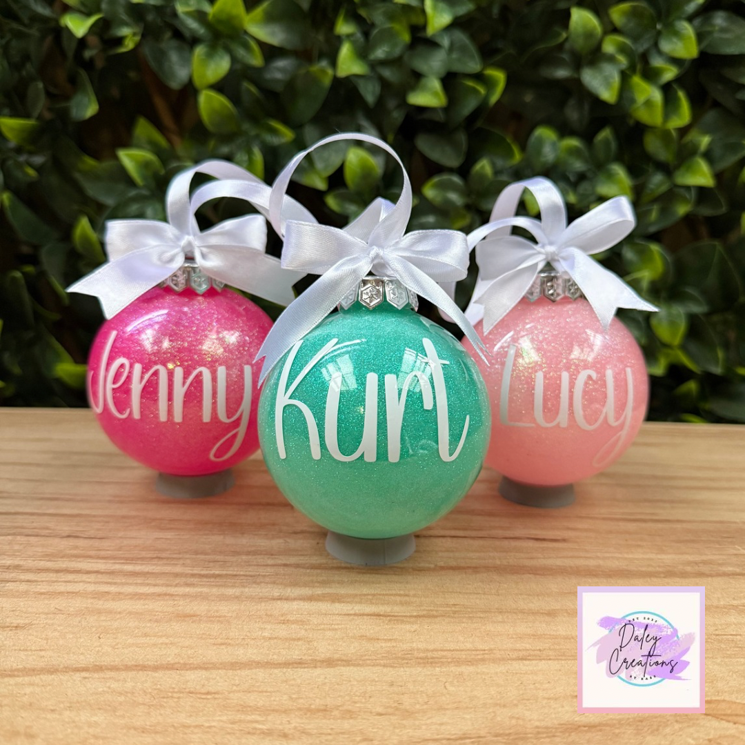 Bauble | Glitter Bauble | Christmas |