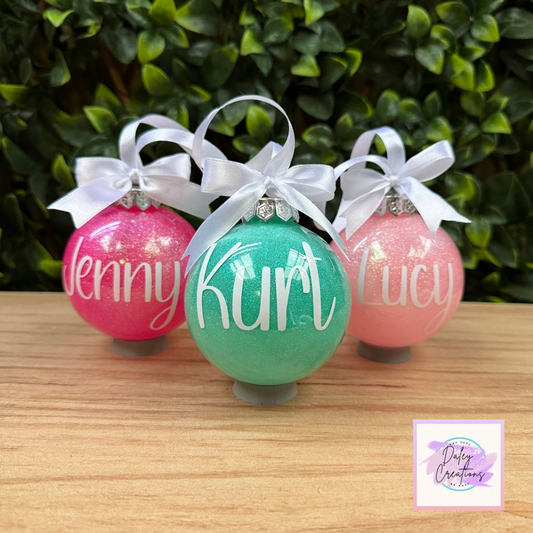 Bauble | Glitter Bauble | Christmas |
