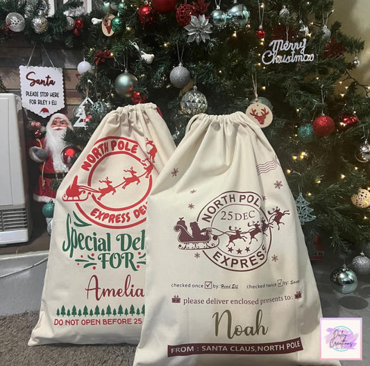 Santa Sack | Bag | Gift | Christmas |