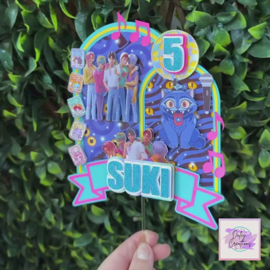 Saja Boys | K-Pop | Demon Hunters |Cake Topper